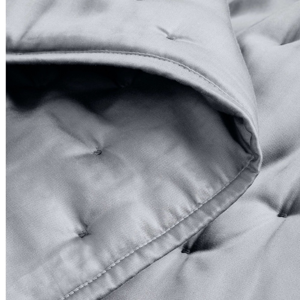 Hotel Collection Silver Gray Quilted Comforter